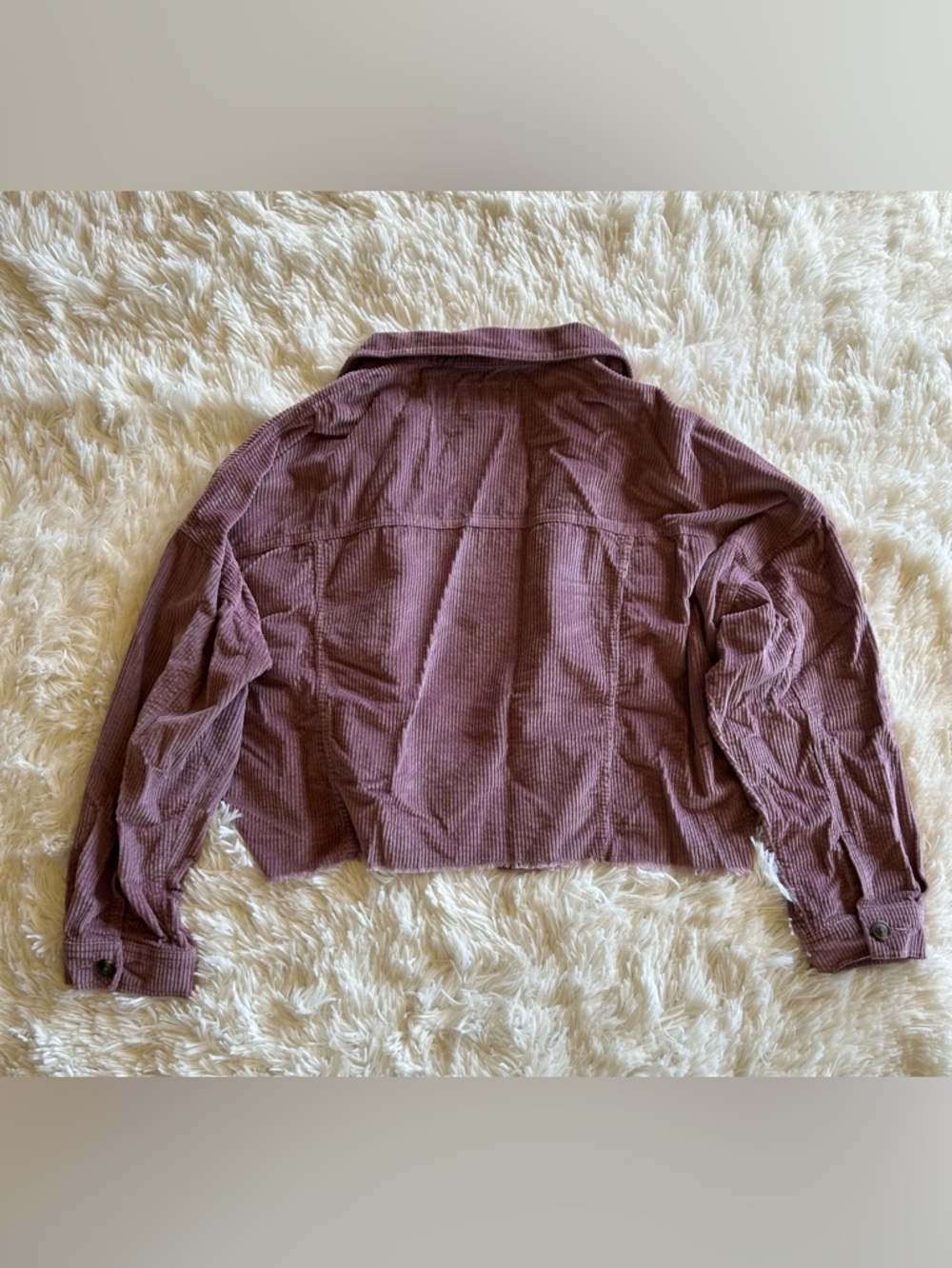 American Eagle | Lavender Corduroy Shacket - Picture 5 of 5